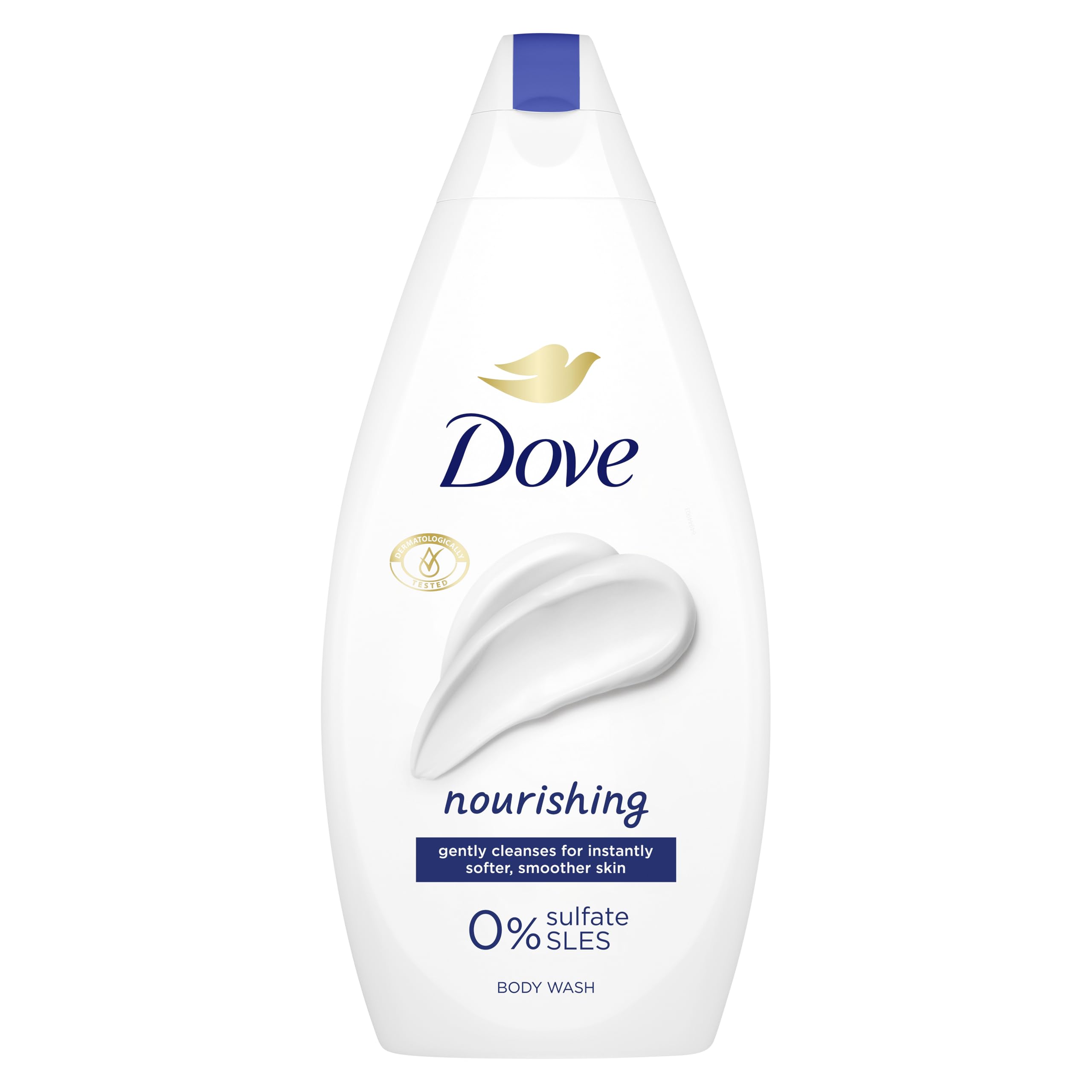 Dove Nourishing Body Wash 0% Sulfate SLES for Softer & Smoother Skin 450ml, 6 Pk