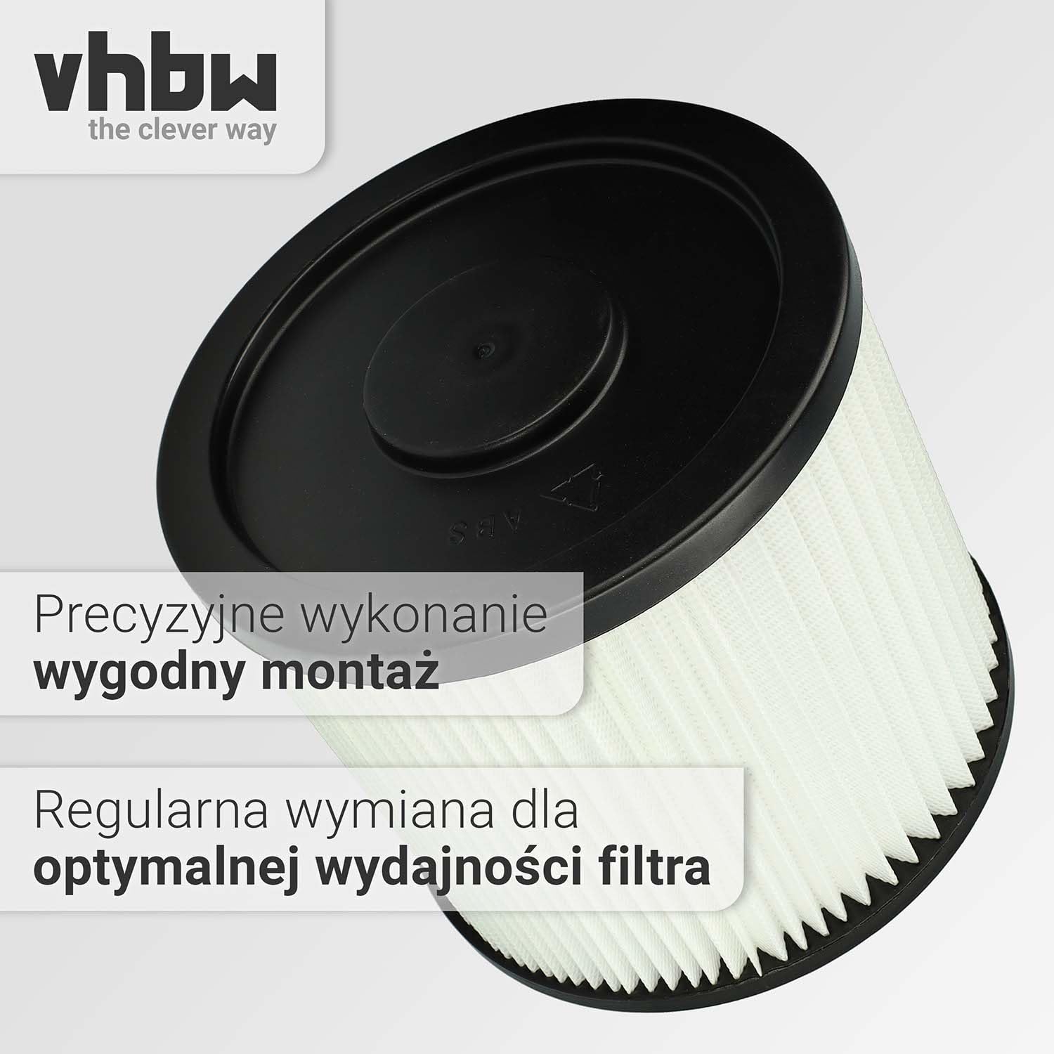 vhbw 10 x filtr okrągły pasujący do Rowenta Allround NT RU-30.1, RU-100, RU-101, RU-105 filtr centralny odkurzacz uniwersalny
