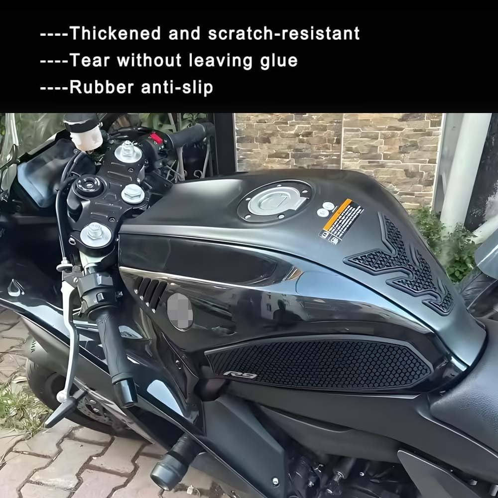Accesorios de motocicleta Protector lateral antideslizante impermeable para tanque Adhesivo de goma 3CM para YZF-R9 YZF R9 yzfr9 2025