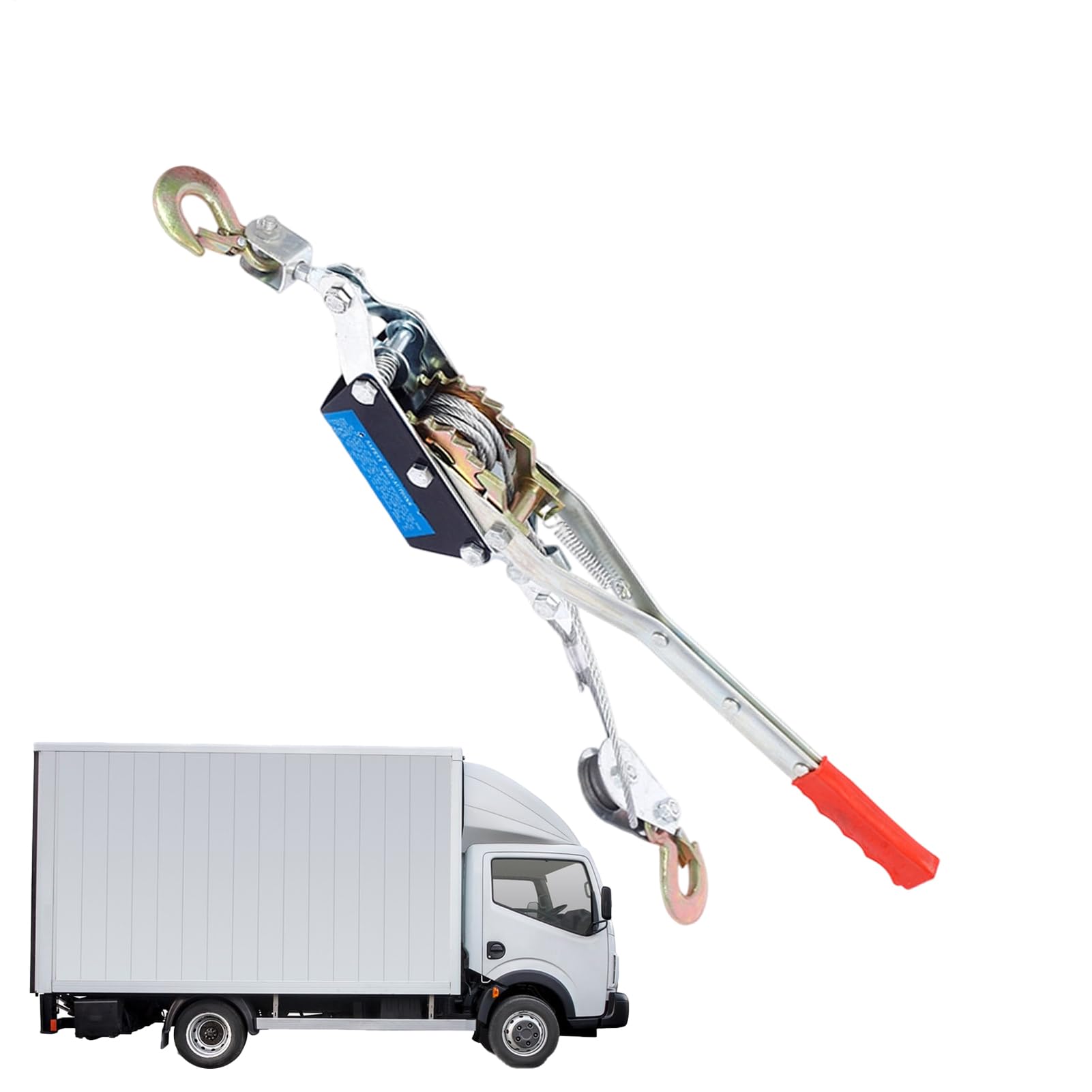 Argano Tiratore Cavo Serratore A Cricchetto Manuale | Tensionatore a Cricchetto per Cavi con Doppi Ganci Per Tirare, Imballare, Trainare, Installazione Recinzioni, Ringhiere