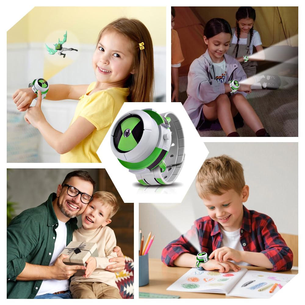 Proyector de dibujos animados para niños con 16 imágenes, regalo de cumpleaños