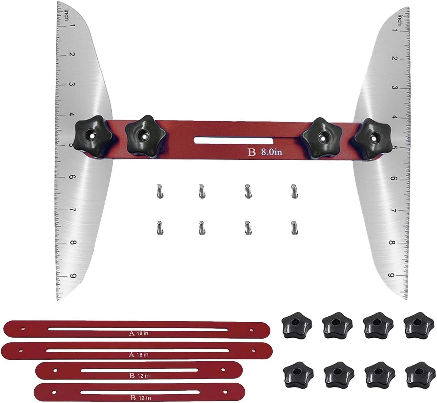 YOSOO Gabarit D'escalier Outil De Gabarit De Jauge De Marches D'Escalier Gabarit De Rayage D