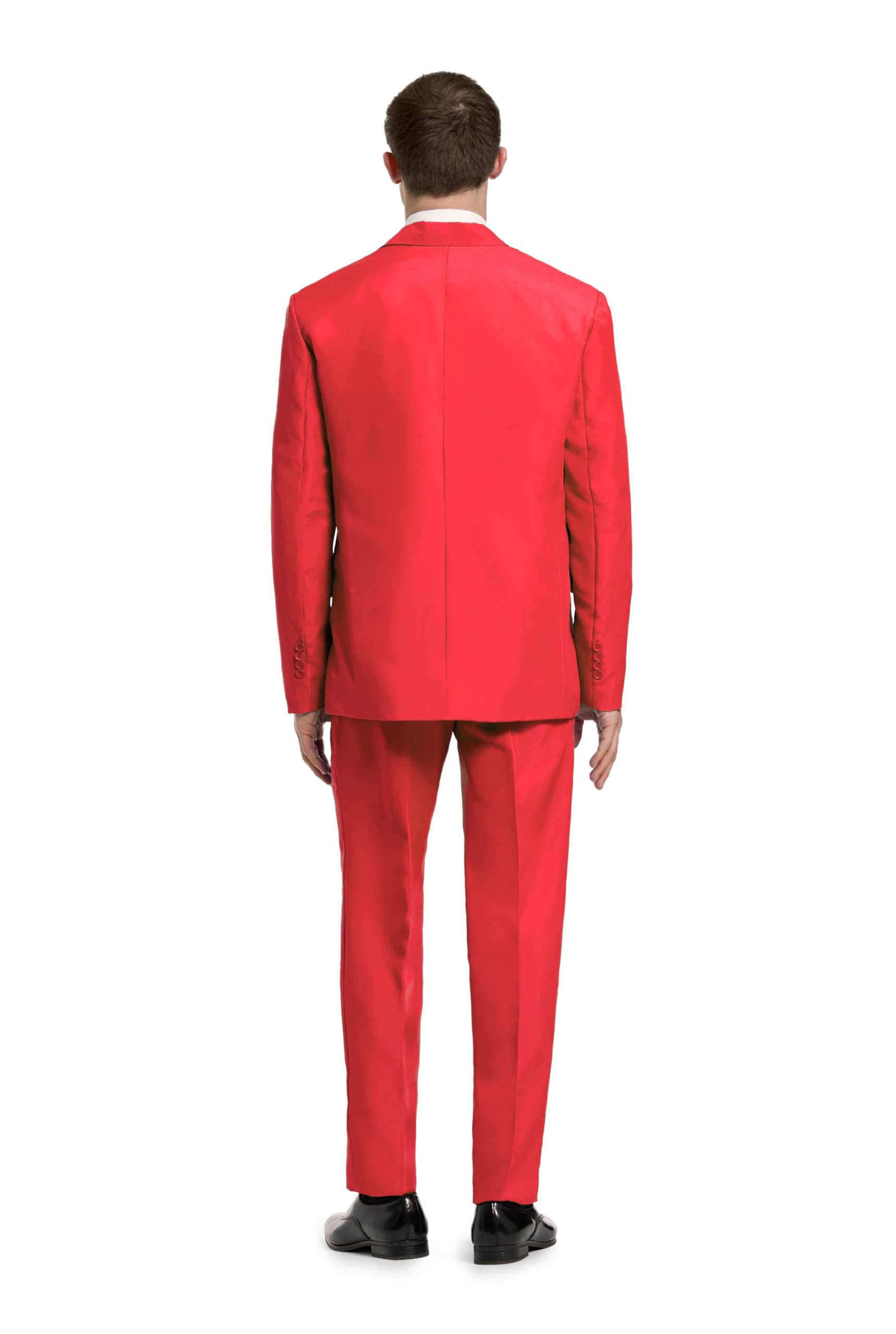 OFFSTREAM Herren Party Kostüm - 2 Stück Einfarbig Outfit für Halloween, Karneval, Fasching Party mit Jacke, Hose & Krawatte