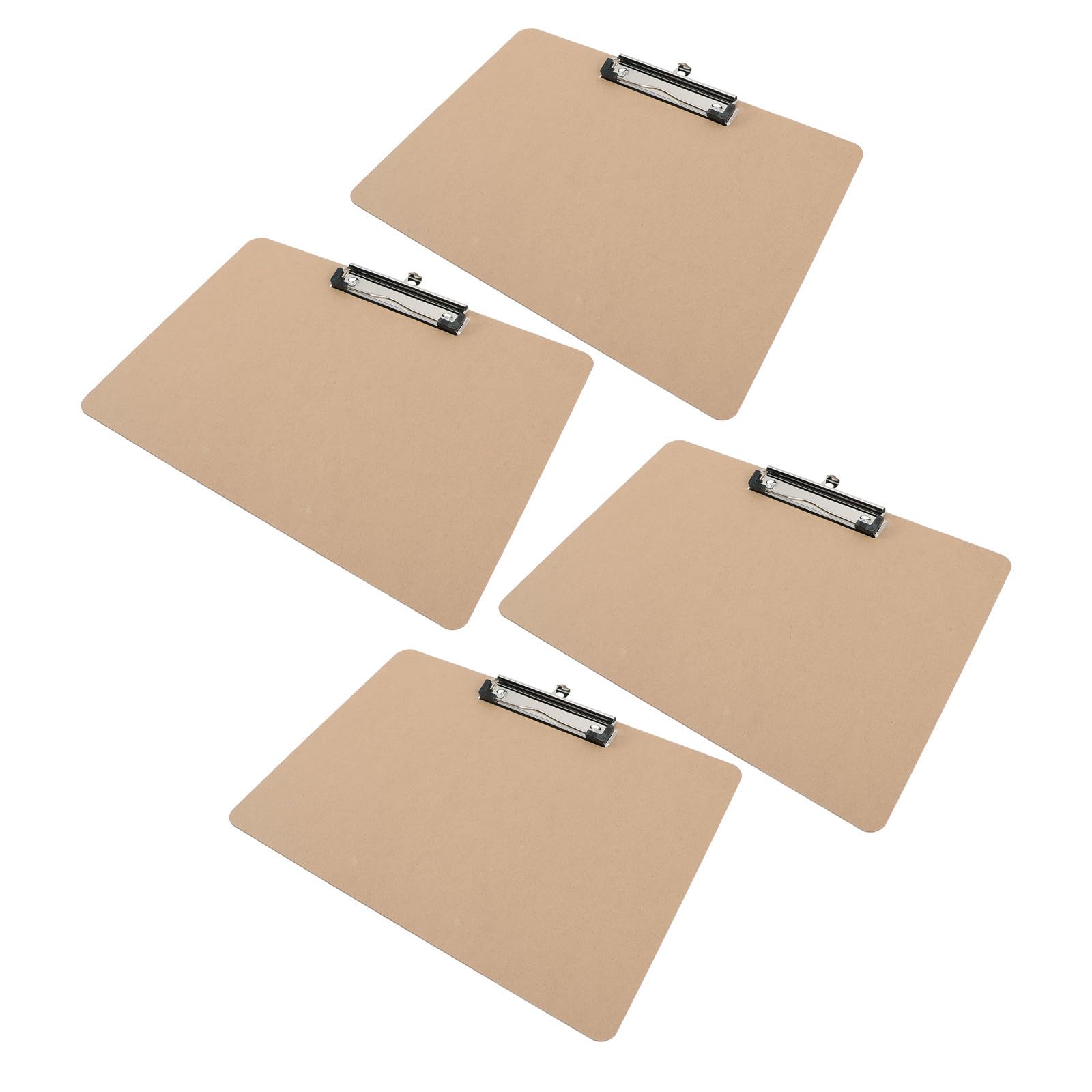 4 Piezas Mini Portapapeles Portátil de Madera MDF