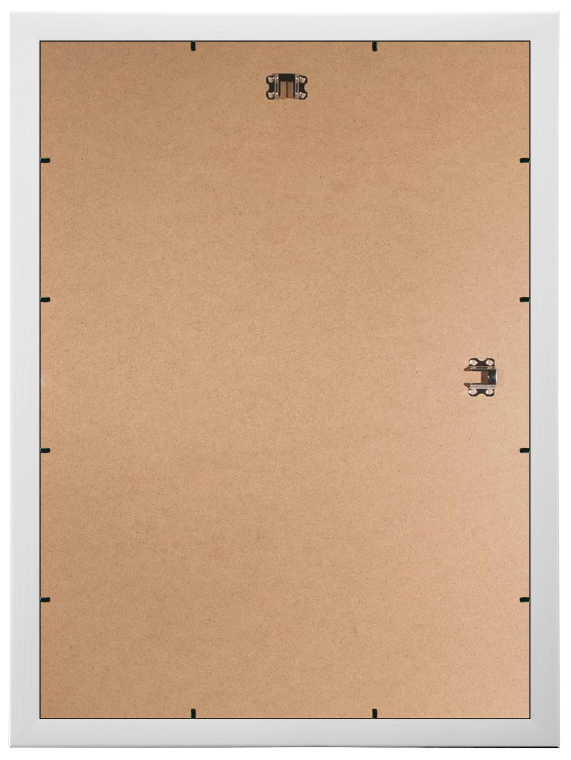 Cornice su misura FRAMO in legno 99 x 38 cm - Pino Bianco | Dimensioni selezionabili | incl. vetro acrilico antiriflesso | Cornice per puzzle | Foto | Poster