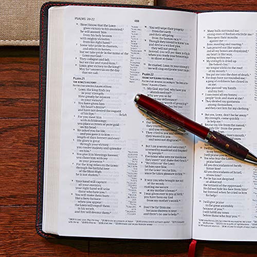 CSB Ultrathin Reference Bible, Black Premium Leather