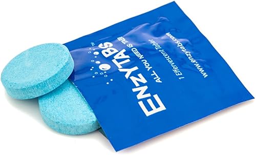 Miniatura 6 de Enzytabs tratamiento para sistema de tanque séptico, miles de millones de encimas que producen bacterias, para eliminar los malos olores y prevenir