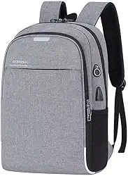 Mochila Executiva Masculina para Notebook até 15.6' - com Entrada USB e Passa-fio para fone – Ideal para Faculdade, Trabalho e Viagens – Antifurto, Resistente e Confortável