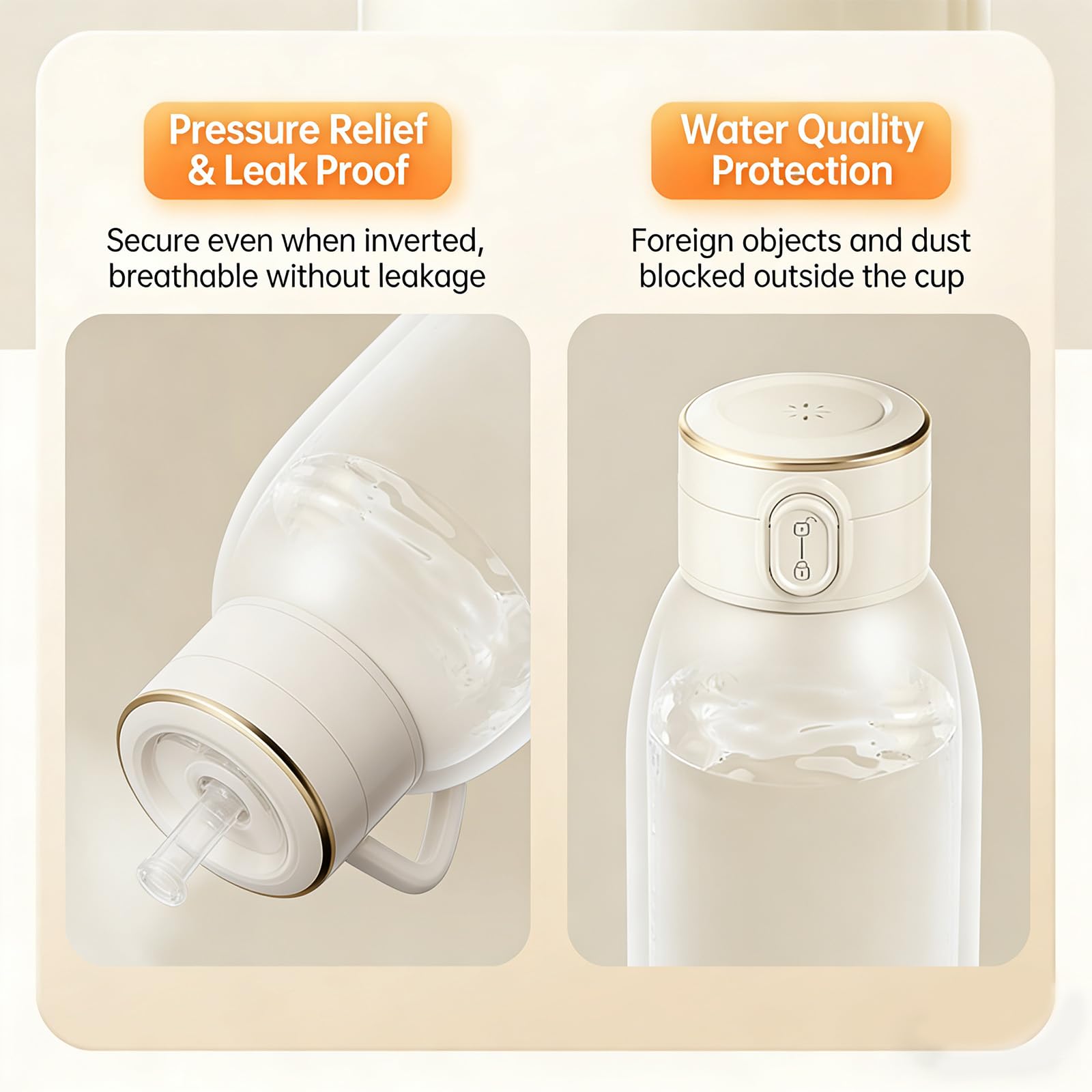 Tazza di acqua isolata amichevole di viaggio con scaldabiberon infantile capacità 500ml termoregolazione precisa scenario multiplo tostapane trasportabile