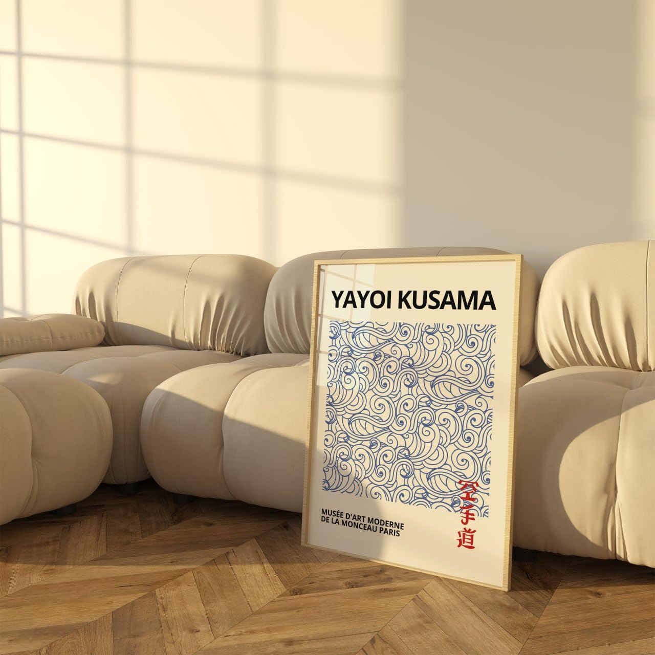ARTINSPIRIO Yayoi Kusama - Set di 3 poster (solo poster, 40 x 50 cm)