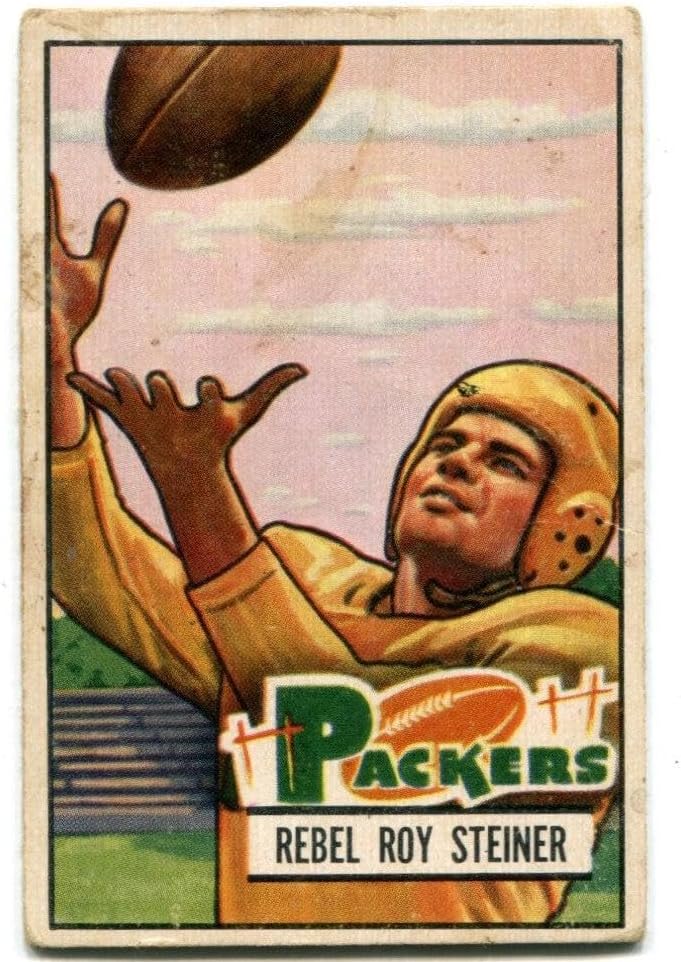 Rebel Roy Steiner 1951 Bowman Football #16 Card - Unsigned College Cards