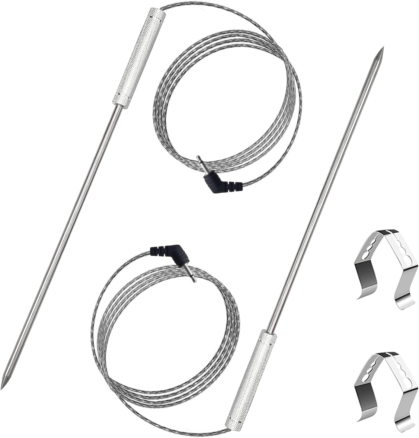 Upgraded Meat Probe Replacement for Thermopro Thermometers TP04, TP06, TP06S, TP07, TP-07S, TP08, TP-08S, TP09, TP09B, TP-10, TP16, TP17, TP20, TP20S, TP25, TP27, TP28, TP829, TP930, 2.5mm TPP-Meat Probe