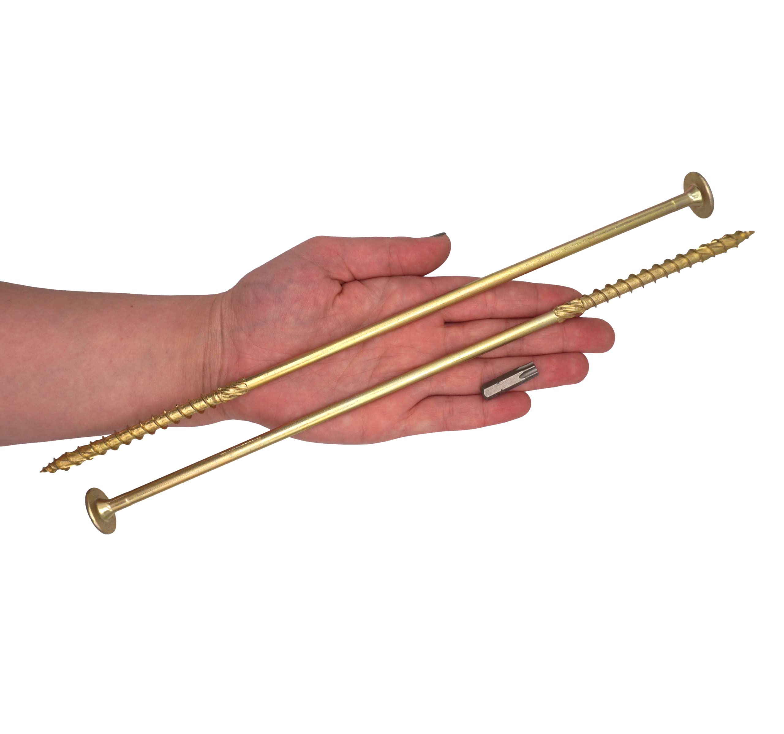 Set 25 Viti Per Legno Ø6x150mm - Testa Fresata Con Impronta Stella T30, Acciaio Zincato Per Falegnameria E Costruzioni - Foto 5