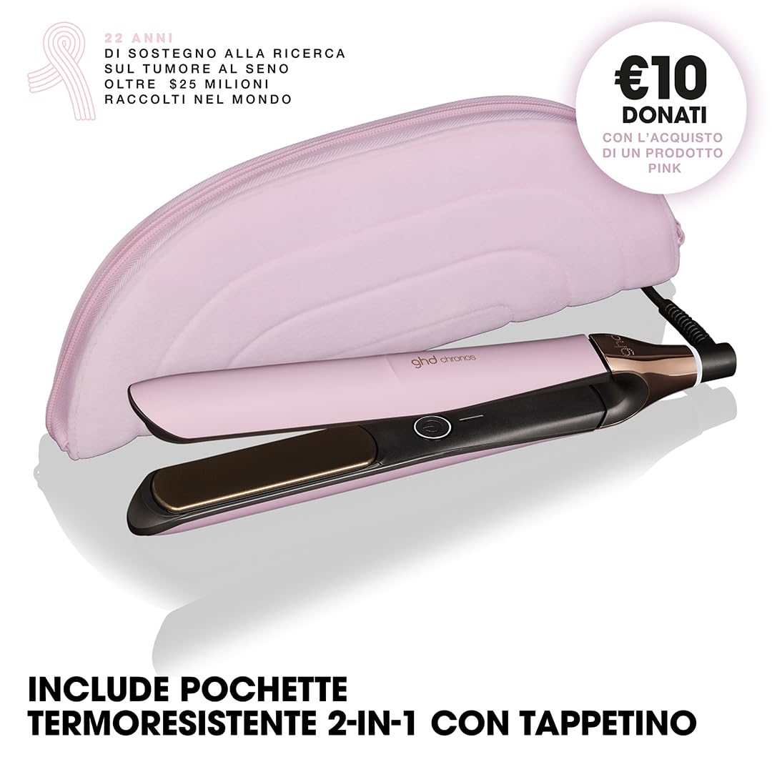 ghd Chronos Piastra & Styler – La Più Avanzata, Styling 3X Più Veloce, Maggiore Lucentezza – Senza Danni da Calore Estremo – Per Tutti i Tipi di Capelli