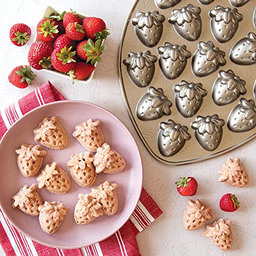 Nordic Ware Strawberry Patch Bites Pan #TOP1