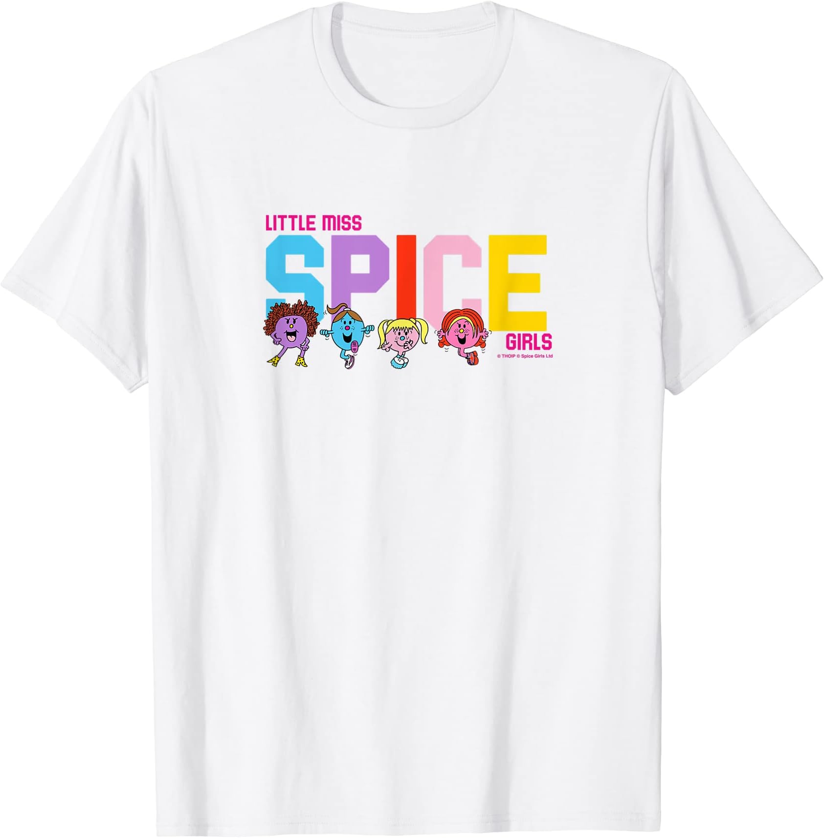 Mr. Men Little MissLittle Miss Spice Girls Official T-Shirt