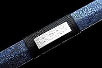 Vista 4 de LOONGSWORD, espada china, entrenamiento de espadas Han jian (hoja azul forjada de acero de alto carbono, accesorios de aleación)