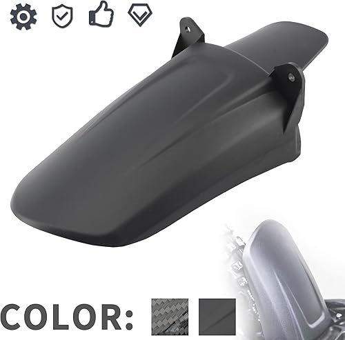 Miniatura 4 de ABCERRSI Guardabarros de choque trasero, guardabarros de rueda trasera para vehículo eléctrico Sur Ron XS, color negro