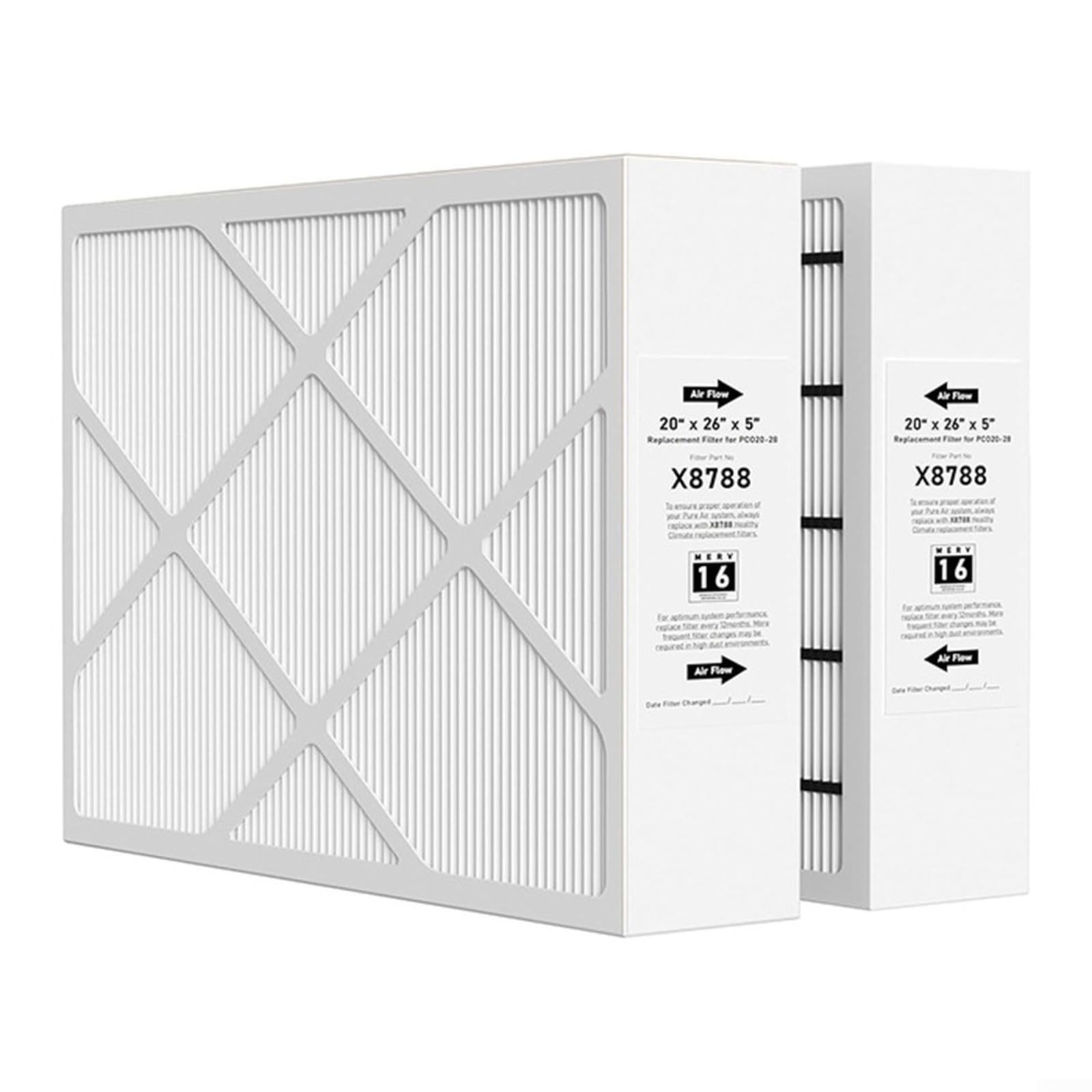 Filtre à air MERV 16 haute efficacité Lennox X8788 pour purification CVC