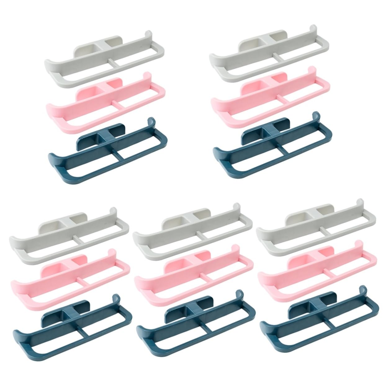 ABOOFAN 5sets Wall Hanging Slippers Holder Adhesive Door Hanger for Shoes Storage 3pcs*5