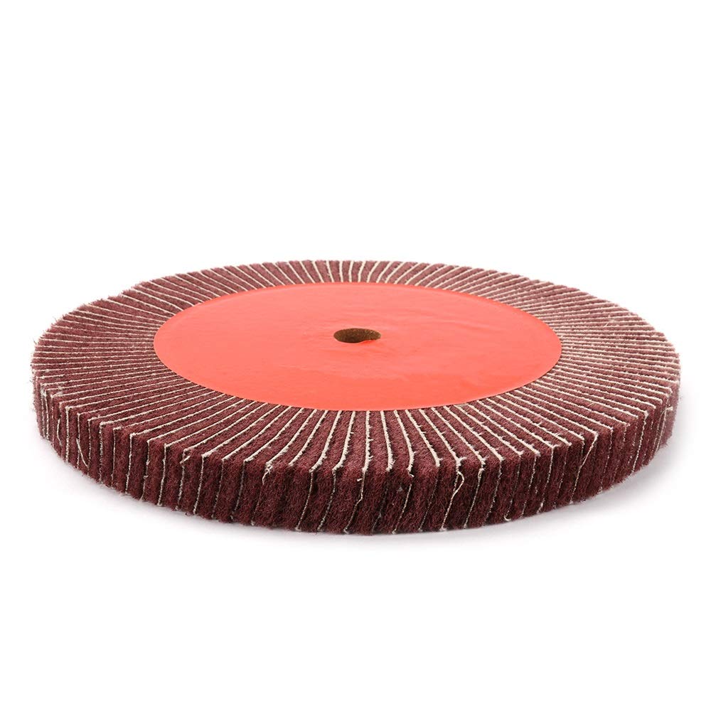 4 '- - 12' 'Non Tessuto Nylon in Nylon abrasivo abrasivo Ruota idraulica 320# Spessore 25mm 100/125/150/200/250/300 mm (Colore : 300mm)