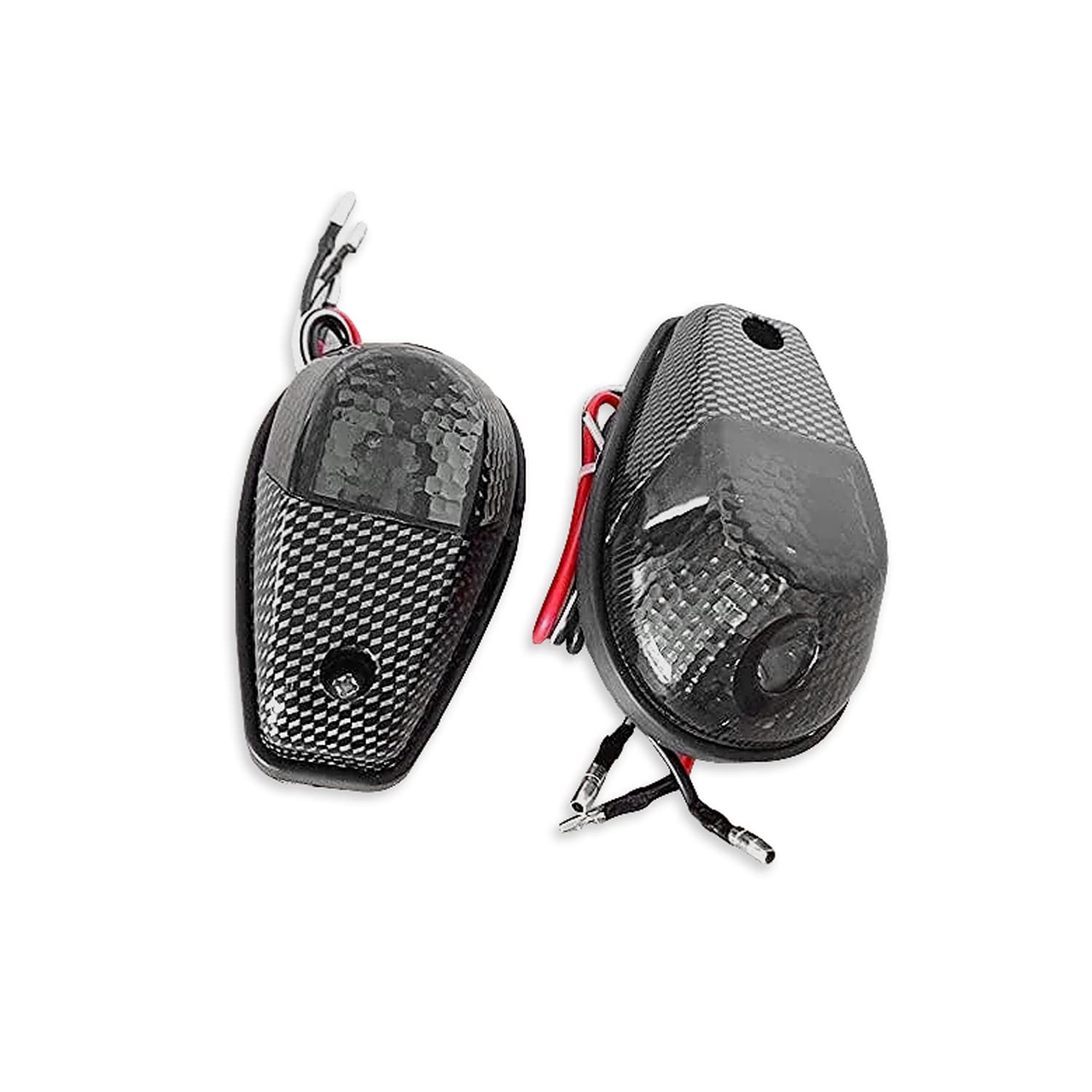 MT224-012-CN+SM Smoke Flush Mount Turn Signals Blinker Light Compatible with Universal Sportbikes