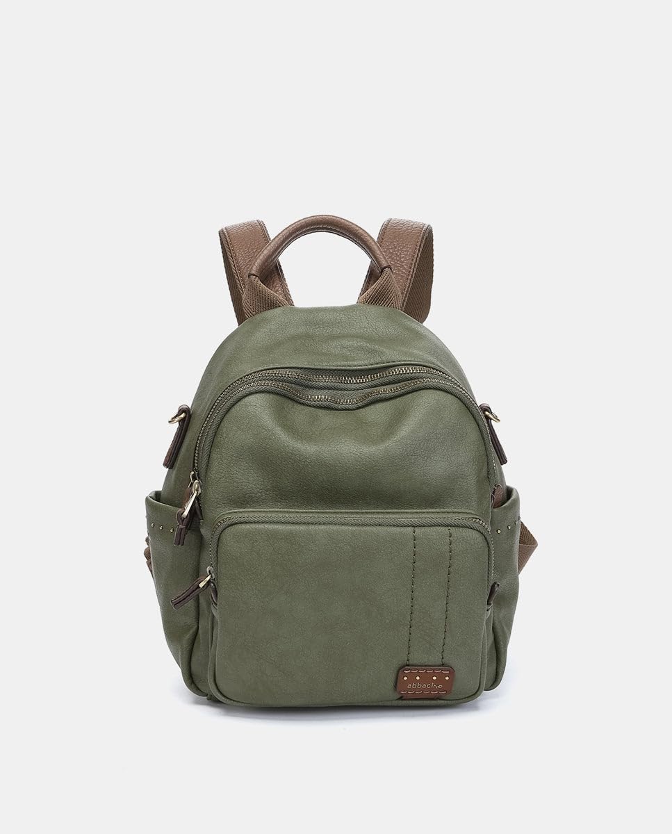 Abbacino Mochila en materiales reciclados verde Verdes