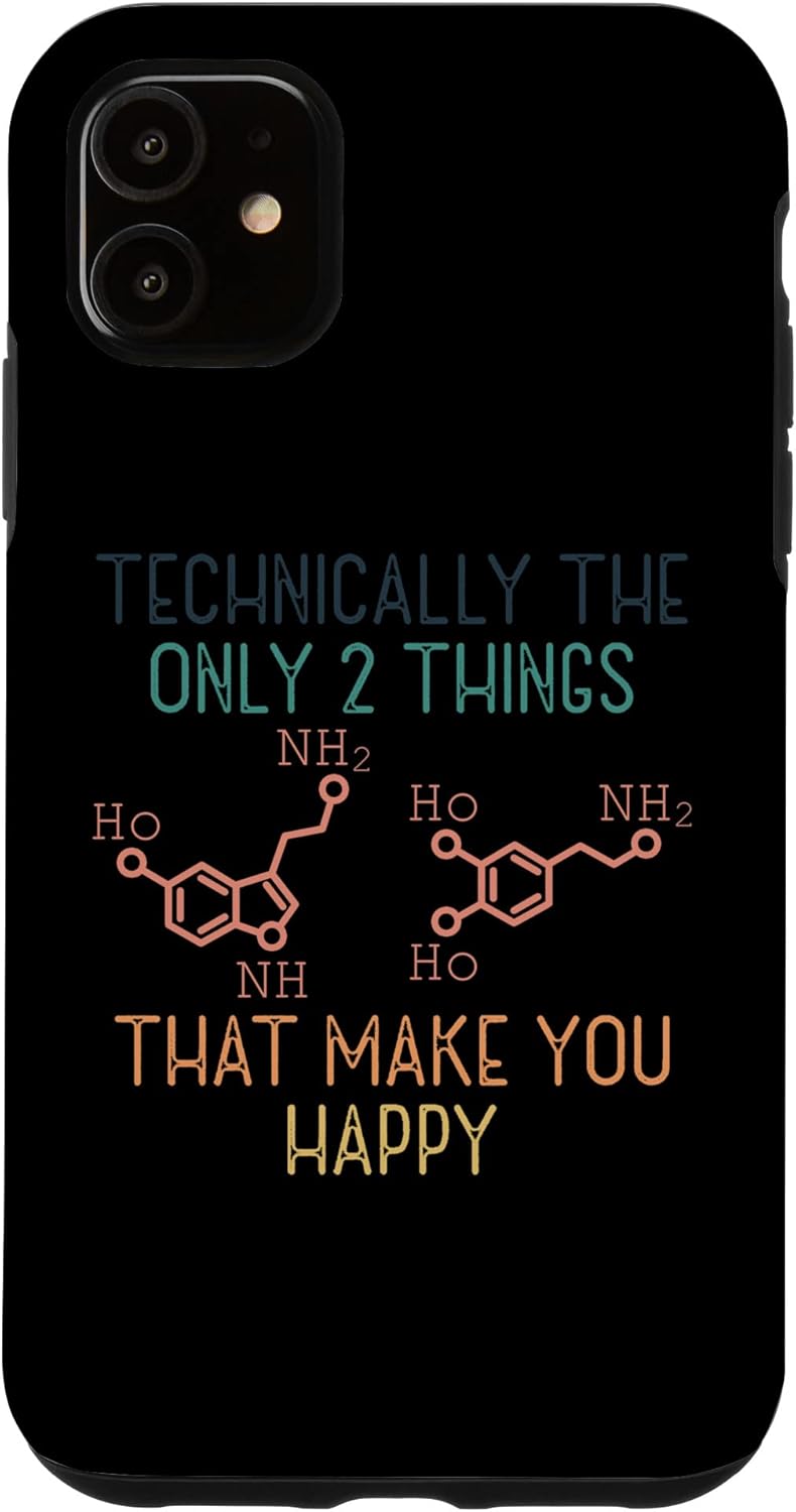iPhone 11 Psychology Serotonin Dopamine Chemical Formula