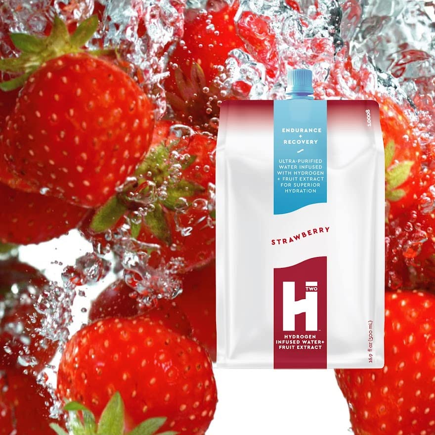 HTWO Agua con infusión de hidrógeno de fresa