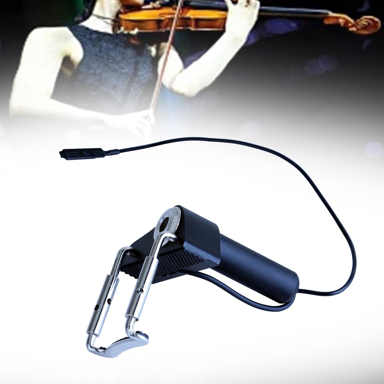 Pickup per violino, Pickup piezo portatile per violino, Pickup per microfono a contatto, Pickup per violino per chitarra acustica