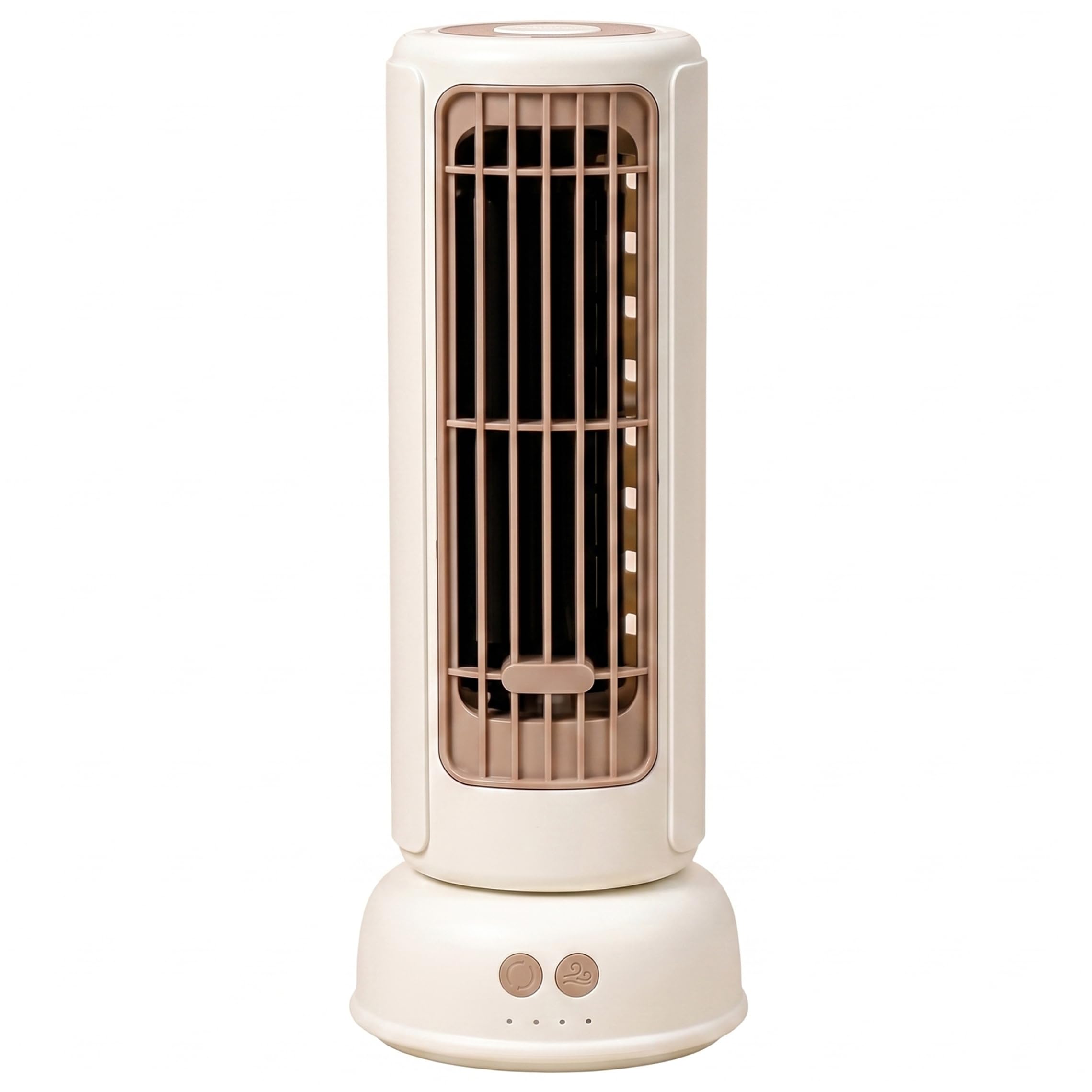 Petit ventilateur tour rechargeable USB portable pour bureau et table de nuit