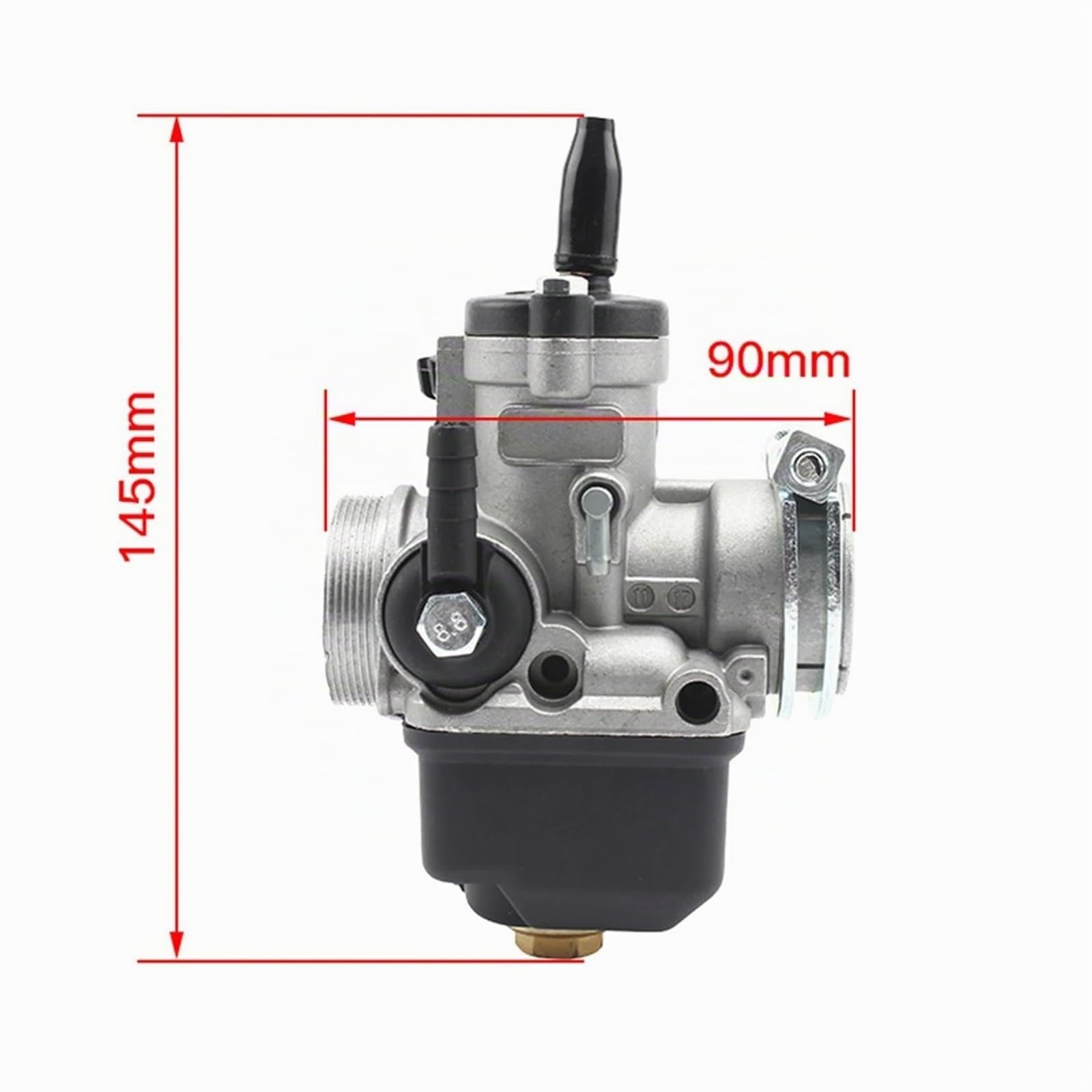 Carburadores Dellorto PHBL De 20 22 24 25 26 28mm Para Motocicletas De 2 Tiempos Ciclomotores Scooters 4 Tiempos Motocross De 50-300cc Carburadores(24mm)
