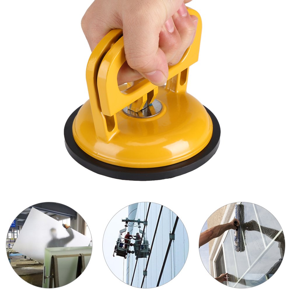 Zetiling Dent Puller Remover, 1Pcs Dent Remover Lifting, Heavy Duty Aluminium Alloy Suction Cup Puller Single Plate Professional Glass Lifter Mover Dent Repair Puller Pad