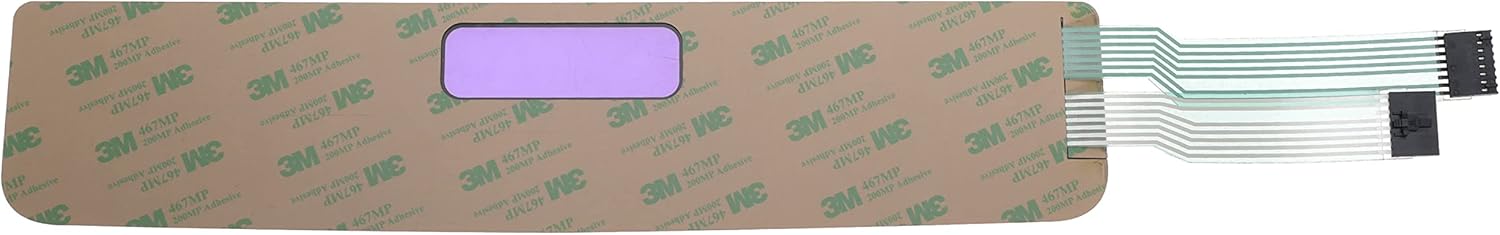 Touchpad W10207928 Switch Membrane Control Panel for Whirlpool Range Oven Stove