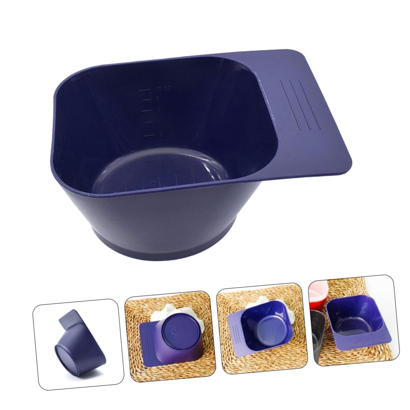 VICASKY 4 Sätze Hair Dye Mixing Bowls Professionelle Haarfärbeschalen Für Salons Langlebig Für Haarfarbe Und Ölbehandlungen Stabil 3 Stück * 4