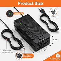 ZIMAOER Univerzális Elektromos Roller Töltő 48V 54.6V 2A - 6 Csatlakozóval E-Roller, E-Bike és Hoverboard Akkumulátorokhoz - EU Adapter 3