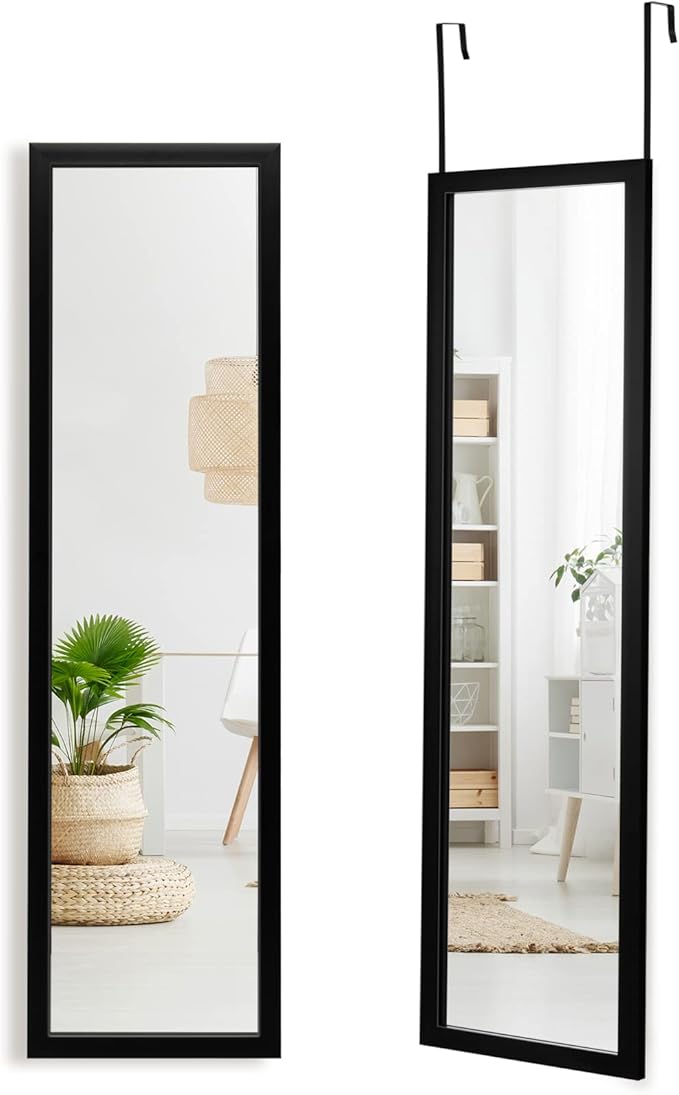 Multigot Full Length Mirror, Over the Door Mirror with 2 Rustproof Door