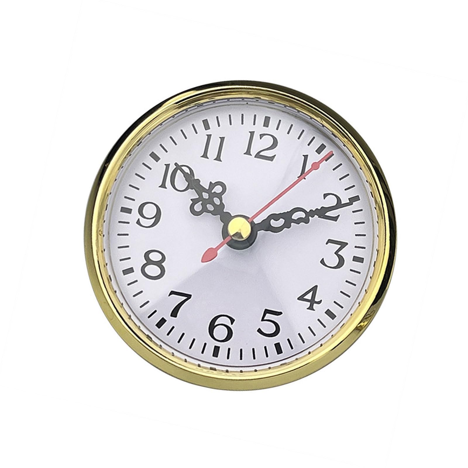 Vdaxvme Arabian Gold 80Mm Quartz Watch Insert Craft Clock Movement Round Clock Head Inlard Bell Core Arabic Numerals Inlard Watch Head