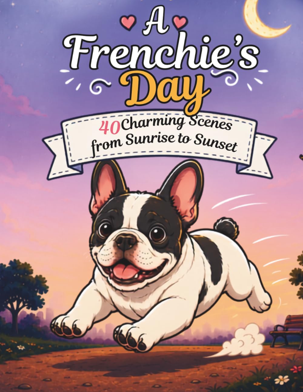 A Frenchie's Day: 40 Charming Scenes from Sunrise to Sunset