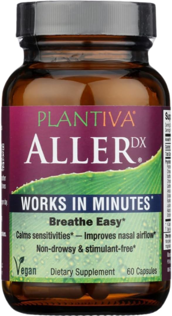 AllerDx - (60 Capsules) Clinically d Natural Ingredients to Help Improve Tolerance to The Environment