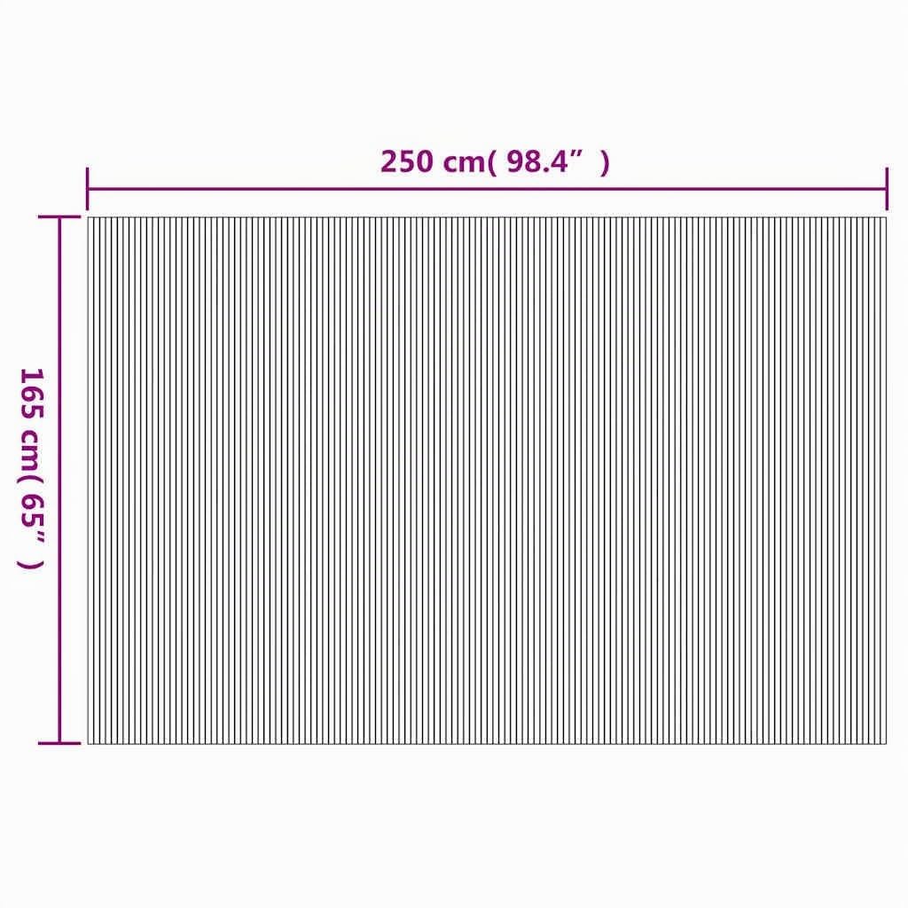 vidaXL Paravento Bambù Bianco Muro Divisore Pannello Solido Separatore Stanza