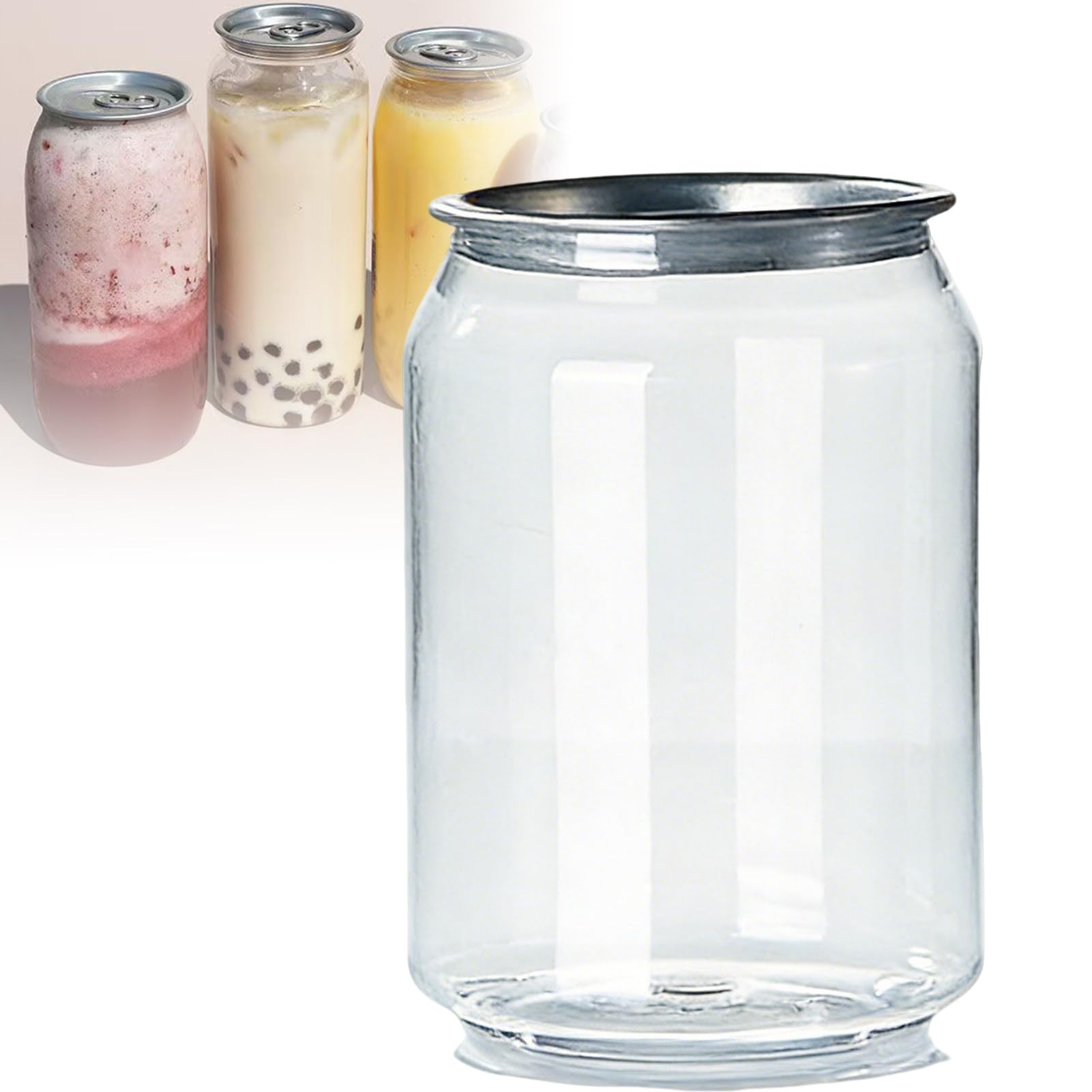 Botellas de plástico vacías para evitar fugas en envíos a domicilio de boba