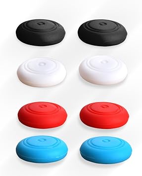 4 Colors Silicone Thumb Stick Caps Grip Gamepad Analog Joystick for Nintendo Switch NS Lite Controller 8 Pieces