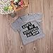 Unisex Baby Kids Summer Short Sleeve Letters Print V-neck T-shirt Tops (4-5 Years)