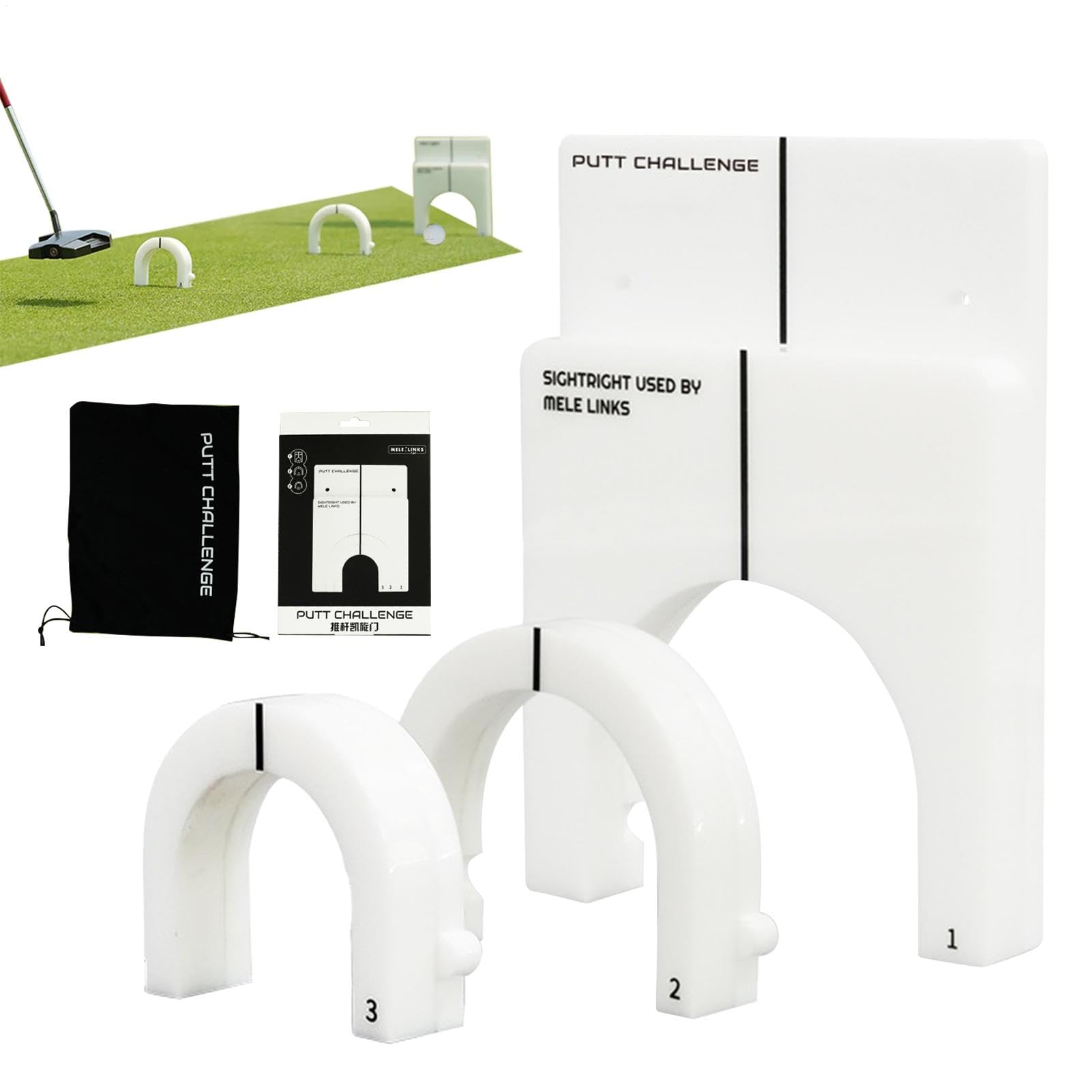 Pro Putting Gates - Tragbarer Putting-Becher für den Innenbereich
