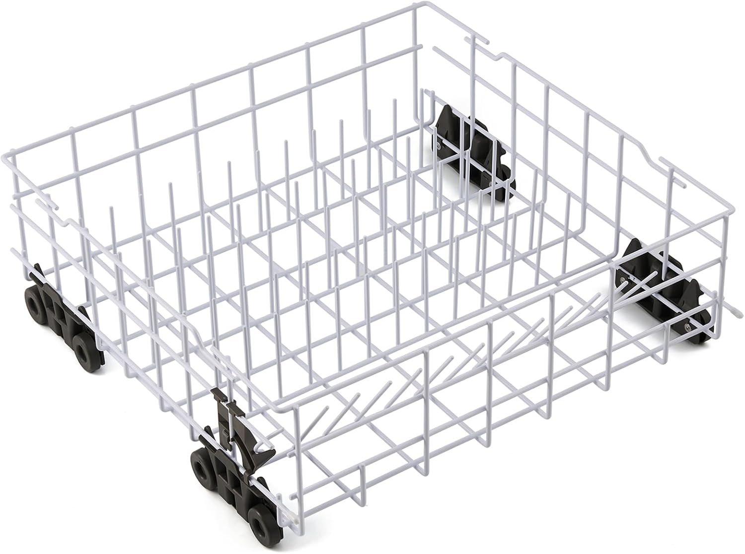 Upgraded W10161215 Dishwasher Lower Rack Replacement Parts for Whirlpool Dishwasher Parts Lower Dishrack Assembly with Wheels DU840DWGQ1 DU915PWPS2 DU915PWKQ0 Whirlpool Dishwasher Bottom Rack Drawer