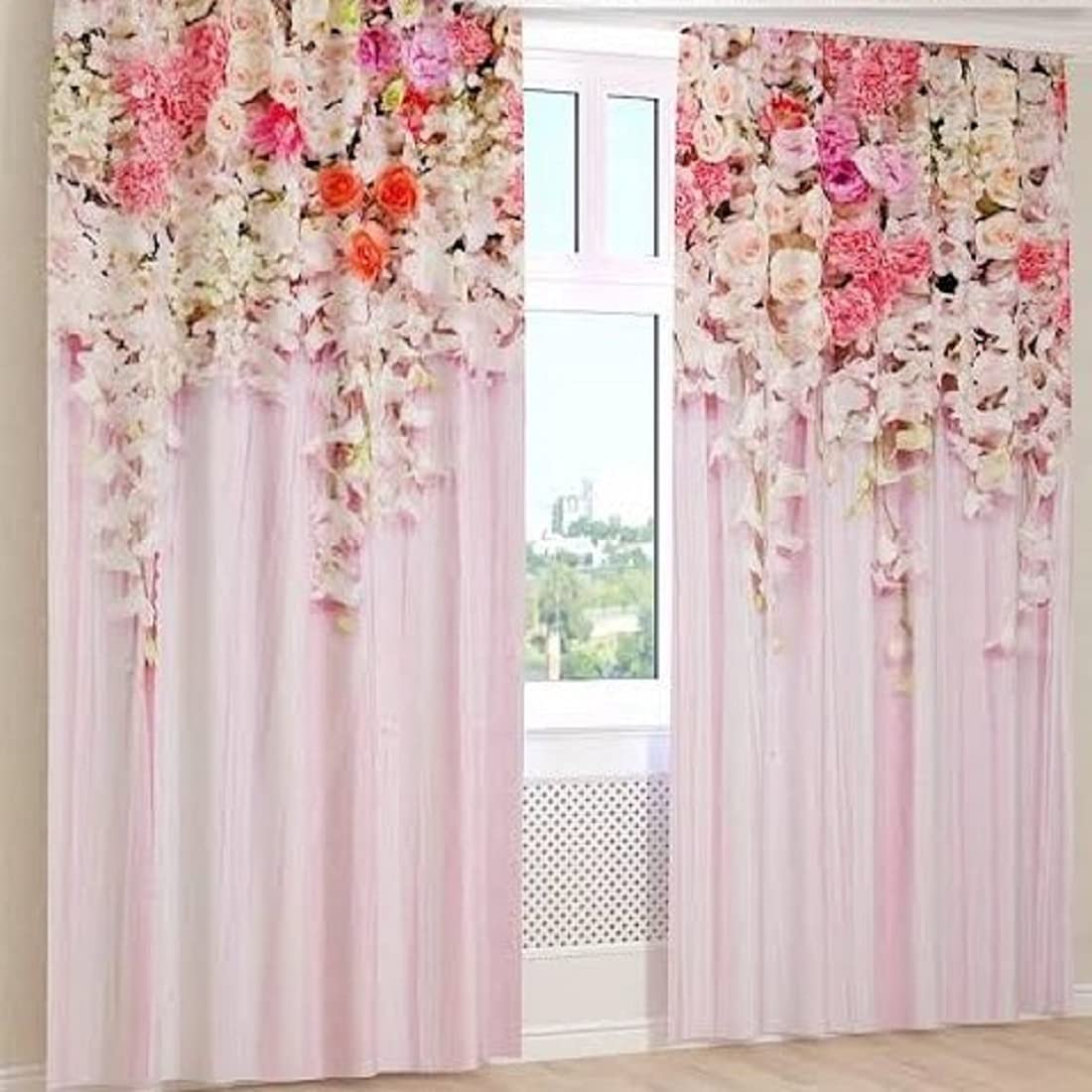 See full amazon price history chart for S28 3D Beautiful Flowers Digital Printed Polyester Fabric Curtains for Bed Room Kids Room Living Room Color Pink Window/Door/Long Door (D.N.632) (4 x 7 Feet (Size ; 48 x 84 Inch) Door, 4) S28 3D Beautiful Flowers Digital Printed Polyester Fabric Curtains for Bed Room Kids Room Living Room Color Pink Window/Door/Long Door (D.N.632) (4 x 7 Feet (Size ; 48 x 84 Inch) Door, 4) (B09QKYYX1R) Amazon Price History, Amazon Price Tracker