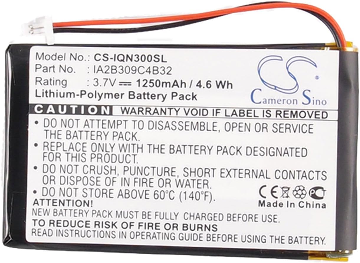 VINTRONS Replacement Battery for Garmin Nuvi 310T, Nuvi 350, Nuvi 350T, Nuvi 360