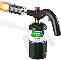Yunziling Propane Torch: Adjustable Flame Control Grill Torch for Steak Searing, BBQ, Campfire & Charcoal Starter - Kitchen & Outdoor Lighter