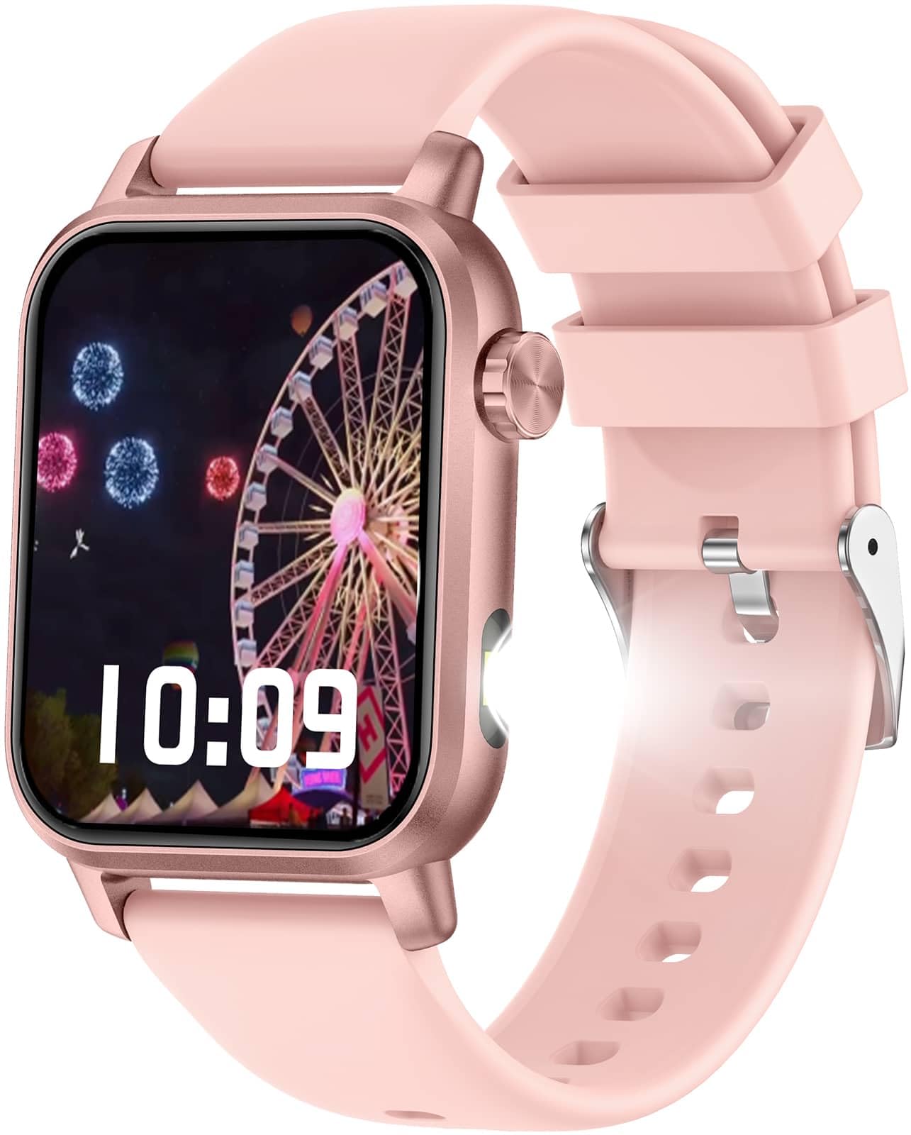 KPEP Smart Watches with LED Flashlight 1 85 HD Smartwatches for Men Women Answer Make Calls Heart Rate